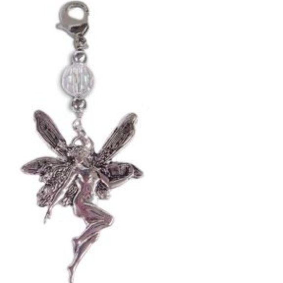 Large Silver Fairy Charm - Picture 1 of 7